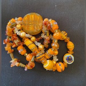 Statement stretch bracelet